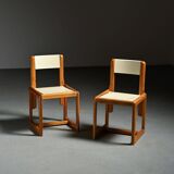 André Sornay: pair of chairs, France circa 1960