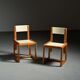 André Sornay : paire de chaises, France vers 1960