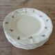 9 old flat plates Digoin Sarreguemines