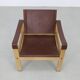 Safari Lounge Chair set in Leather by Escriba Brazil