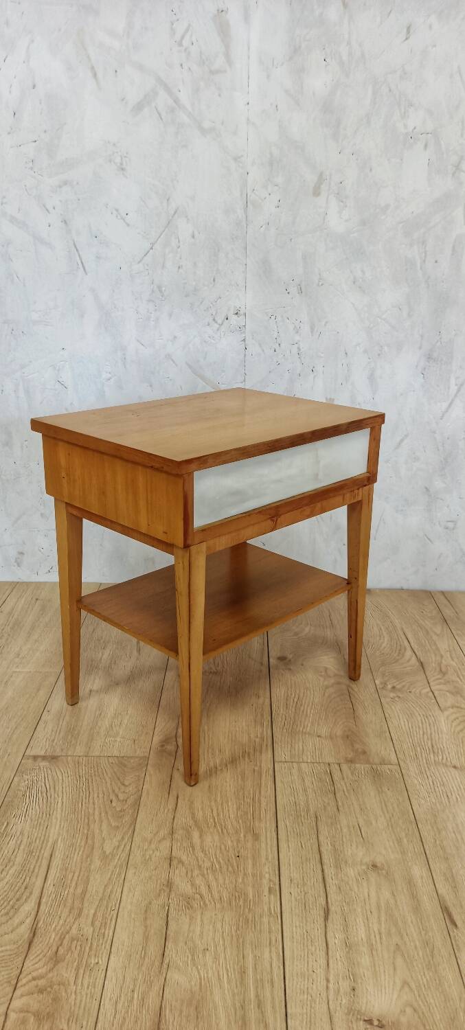 Bedside table in light oak