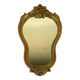 GOLD FRAMED MIRROR 32 x 19 cm
