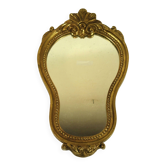 GOLD FRAMED MIRROR 32 x 19 cm