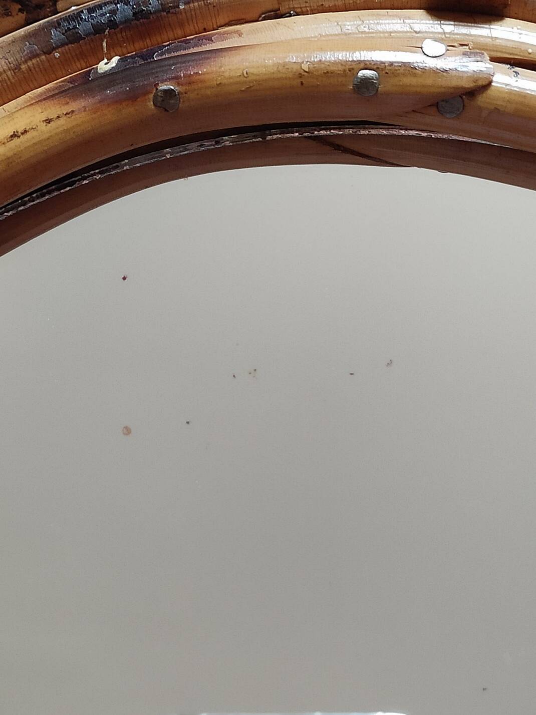 Miroir demi soleil roseaux
