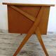 Bureau vintage pieds compas et sa chaise années 50/60