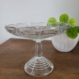Stemmed glass bowl