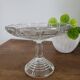 Stemmed glass bowl