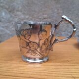 Christofle Gallia silver plated cup and saucer