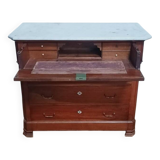 Louis Philippe walnut chest of drawers
