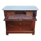 Louis Philippe walnut chest of drawers