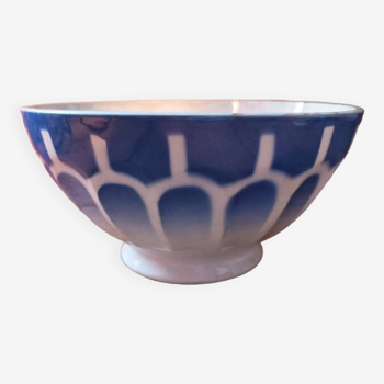 Digoin style ceramic bowl blue decor dpmc 0923233