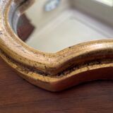 Gilded mirror of style Louis XV sober 32 X 22