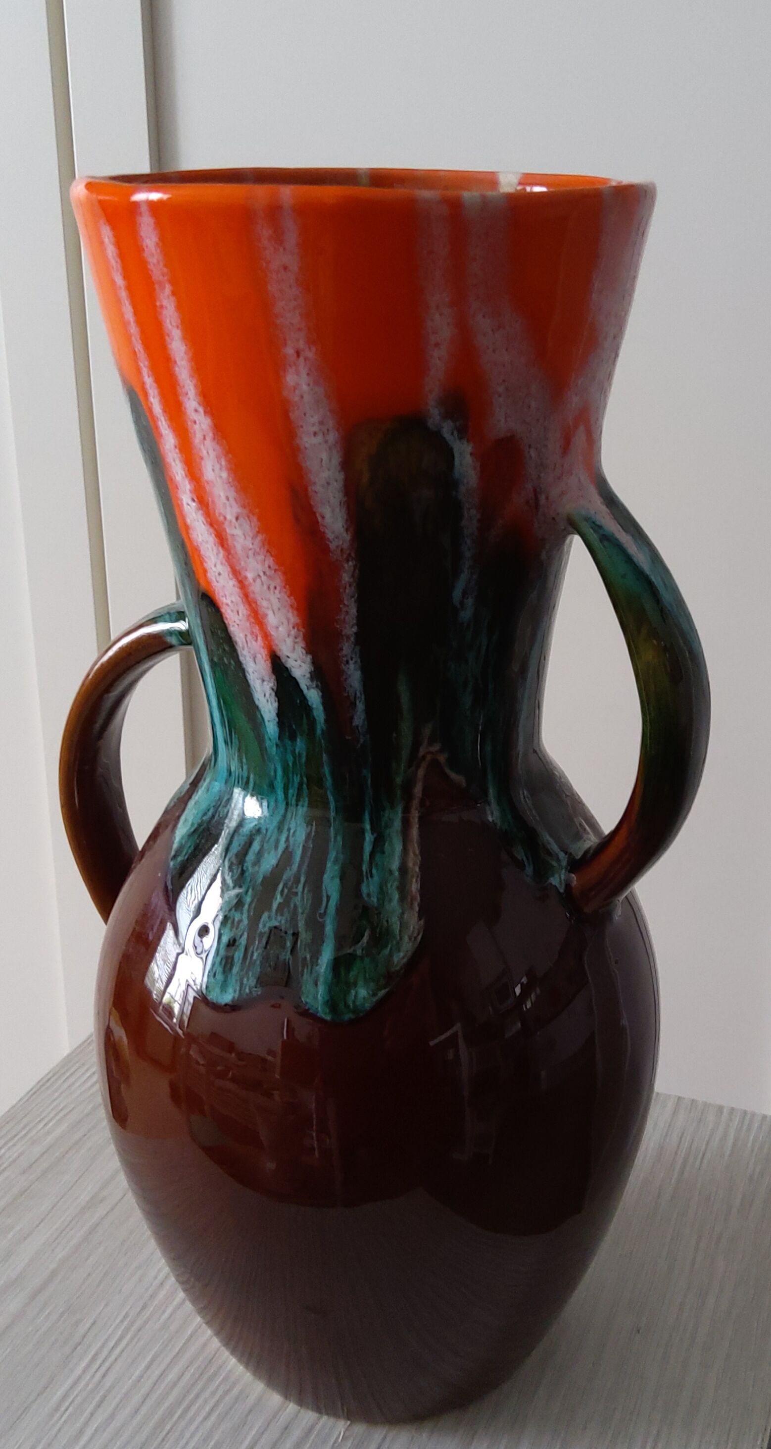 Vallauris vase signed