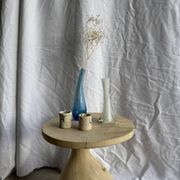 Blue soliflore vase H25 D7