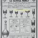 Cut crystal baccarat liquor cup