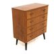 Scandinavian teak chest of drawers, Sweden, 1950.