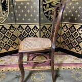 Suite of 4 Louis Philippe chairs in canning