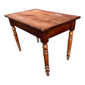 Bistro table in cherry wood