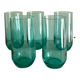 Verres vintage bleus