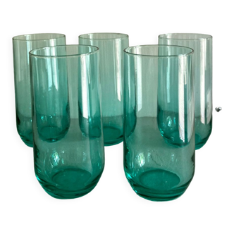 Blue vintage glasses