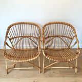 Rattan armchair