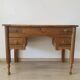 Old restored wooden desk