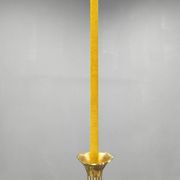 Art Deco chandelier with glass shade, Czechoslovakia, 1930s