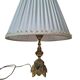 Lampada da Tavolo Vintage Stile Neoclassico in Ottone e Marmo Verde anni '5