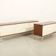 Sideboard of three sliding doors published by Airborne, France, 1960s.