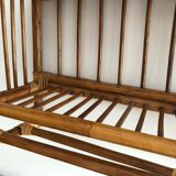 Vintage rattan shelf