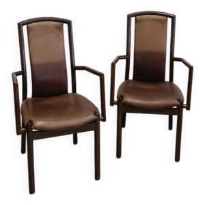 Paire de fauteuils girsberger