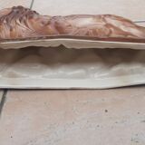 Lion stylized art deco earthenware of Saint Clement