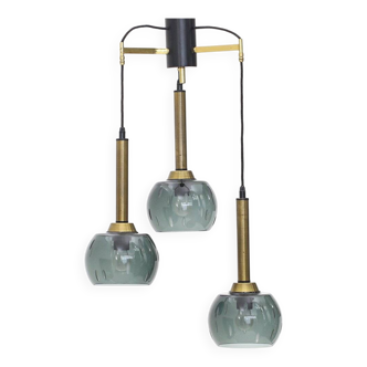 Ceiling lamp with three pendants, 1950s