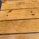 2 solid wood dining chairs