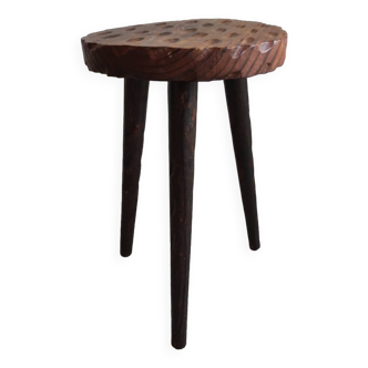 Brutalist Tripod Stool