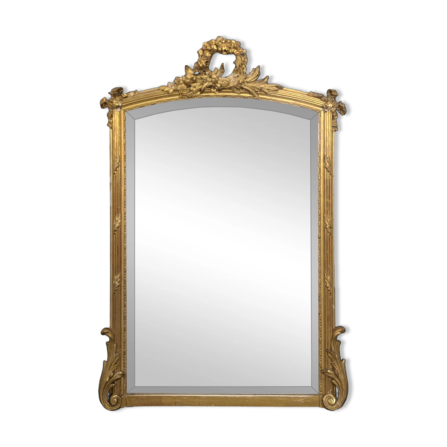 Miroir en bois doré époque Napoléon III