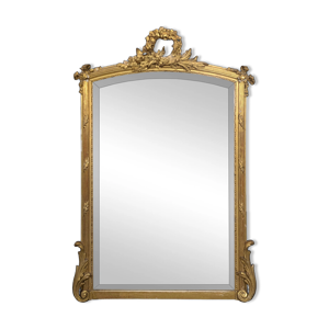 Miroir en bois doré