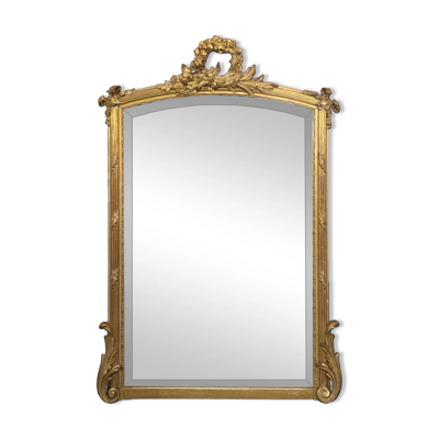 Miroir en bois doré époque Napoléon III
