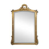 Golden wooden mirror from the Napoléon III era.