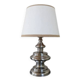 Large table lamp in satin-chrome steel by Goffredo Reggiani, Italy 1970s