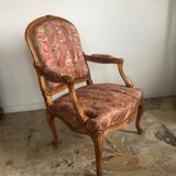Upholstery armchair regence style