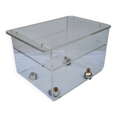 Table basse en plexiglas, design David Lange, années 70
