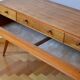 Midcentury Alfred Cox console in walnut, modern, danish style, vintage, scandinavian
