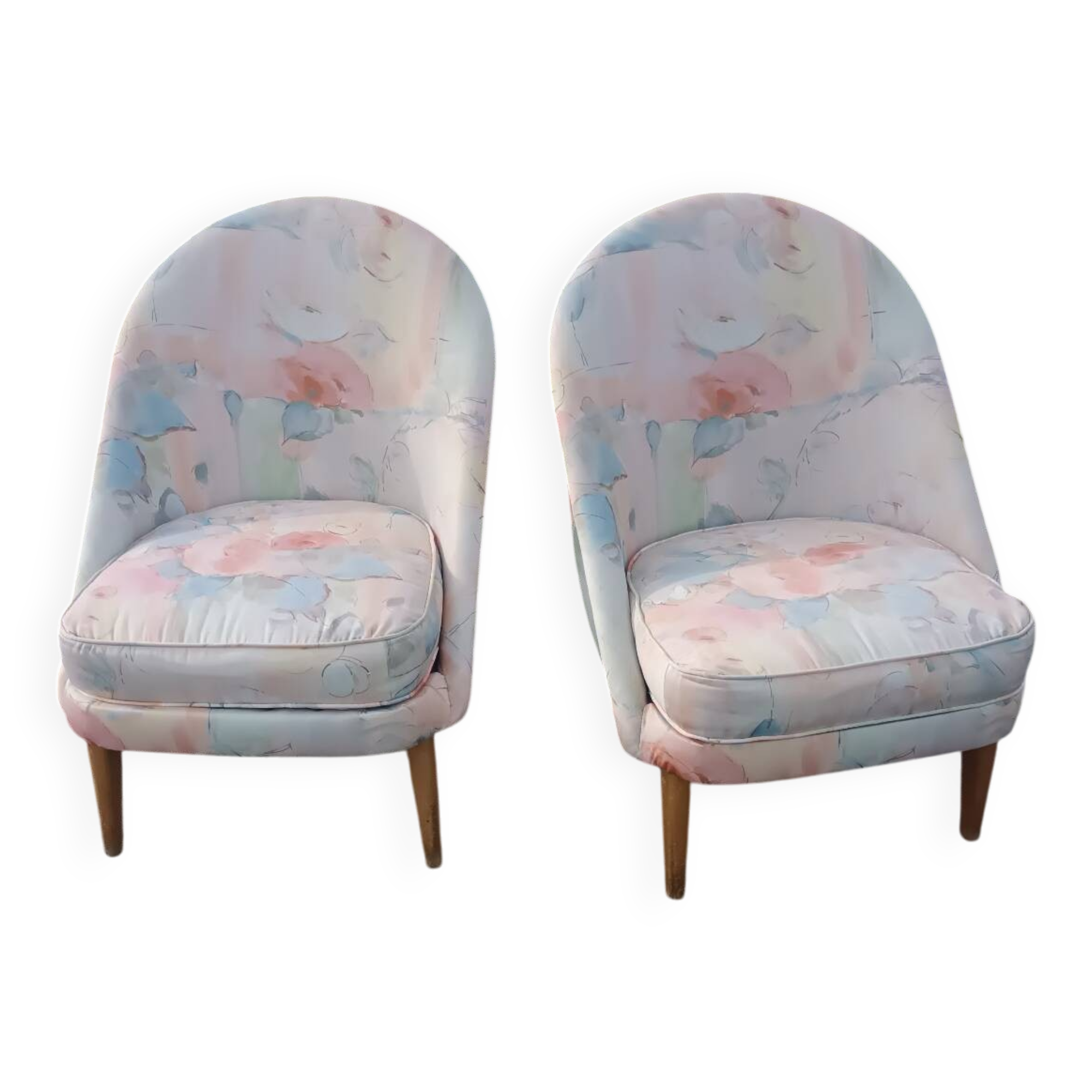 Vintage armchair pair