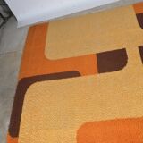 Vintage space age rug 1970