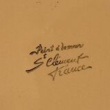 5 St Clément barbotine plates