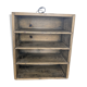 Vintage wooden lockers with compartments