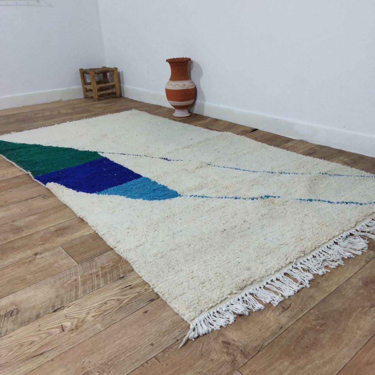 Tapis berbère marocain artisanal fait main