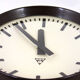 Railway clock from Pragotron, 1950
