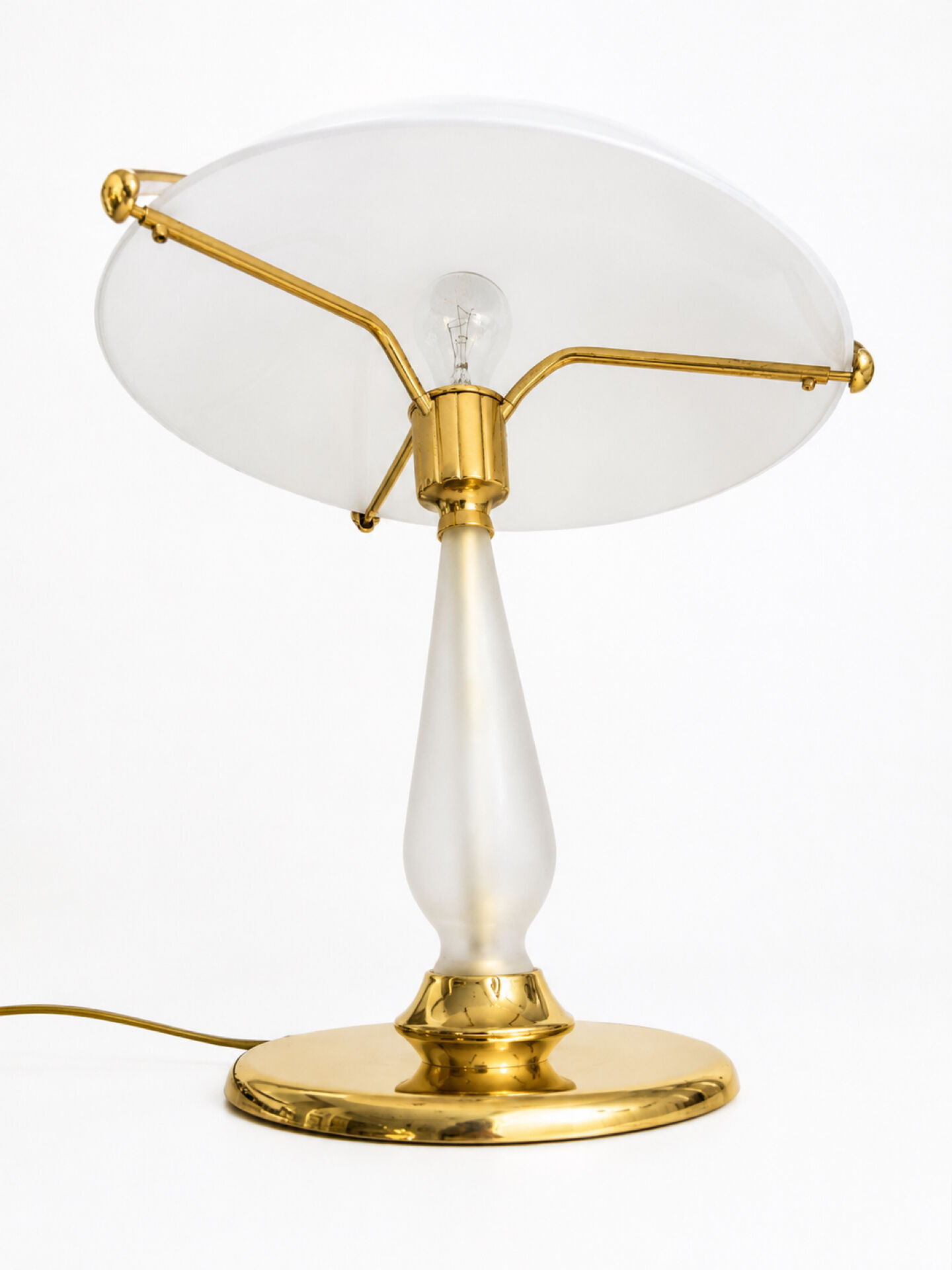 Carlo Nason Aureliano Toso Murano Amethyst 1970 Table Lamp